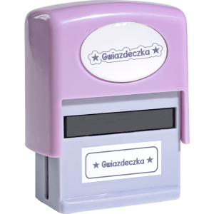 Pieczątka z napisem Gwiazdeczka
