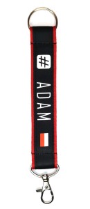 Smycz brelok do kluczy z imieniem Adam