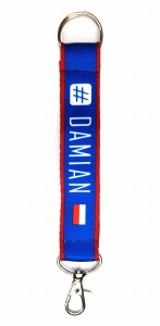 Smycz brelok do kluczy z imieniem Damian