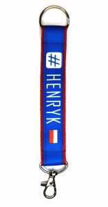 Smycz brelok do kluczy z imieniem Henryk