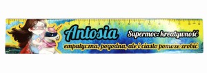 Zakładka do książki z imieniem Antosia