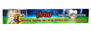 Zakładka do książki z imieniem Artur
