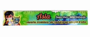 Zakładka do książki z imieniem Asia