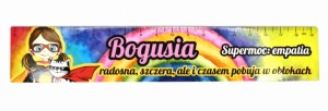 Zakładka do książki z imieniem Bogusia