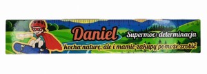 Zakładka do książki z imieniem Daniel