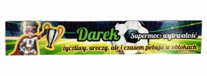 Zakładka do książki z imieniem Darek