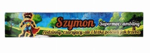 Zakładka do książki z imieniem Szymon