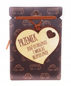 Zawieszka do auta  PRZEMEK prezent gadżet #101