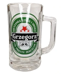 Kufel z imieniem GRZEGORZ prezent gadżet upominek 