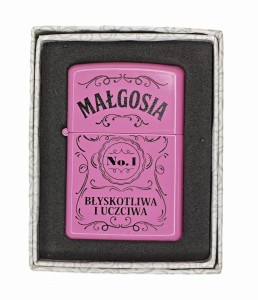 Zapalniczka z imieniem Małgosia pomysł na prezent dla Małgorzaty